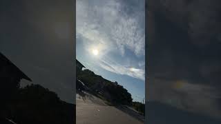 Bright Sun Dog Spotted Next To The Sun In Sky