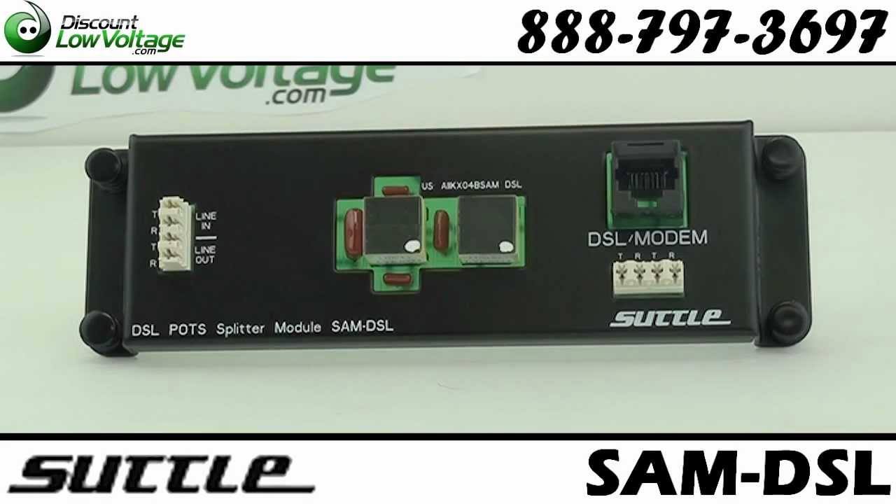 DSL Filter Module | Suttle # SE-SAM-DSL - YouTube