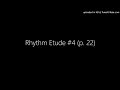 Rhythm etude 4 p 22