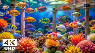 محيط استوائي خلاب 🐠 استكشف أسماك الشعاب المرجانية الملونة والحياة البحرية المذهلة بدقة 4K HDR screenshot 5