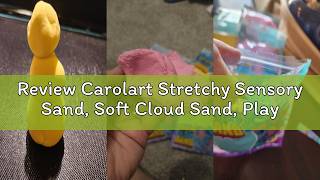 Review Carolart Stretchy Sensory Sand, Soft Cloud Sand, Play Sand Refill for Kids screenshot 4
