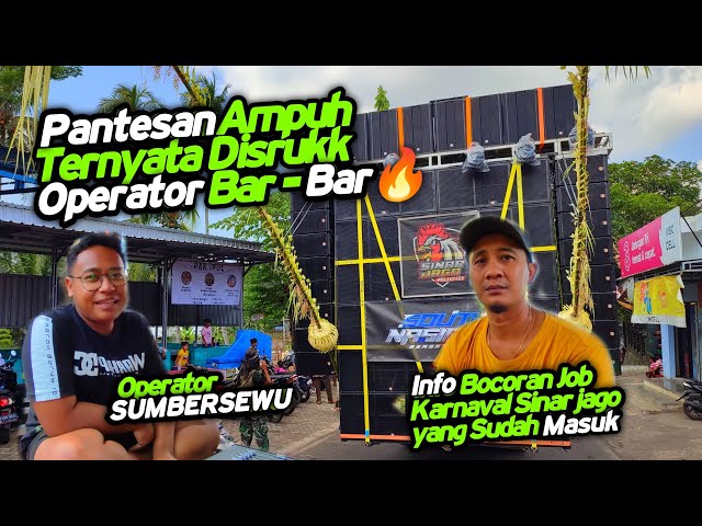 Hanya disini 1 Minggu Karnaval Dua Kali🔥ini dia Operator Ampuhnya SINAR JAGO AUDIO class=