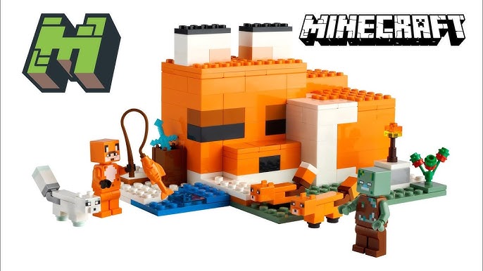 LEGO Minecraft 21179 SPEED YouTube - House ⛏ Mushroom BUILD The