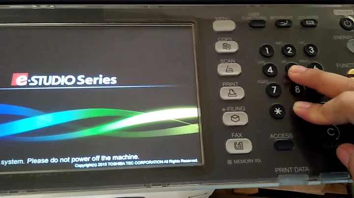 How to Fix Toner not recognized (Toshiba)