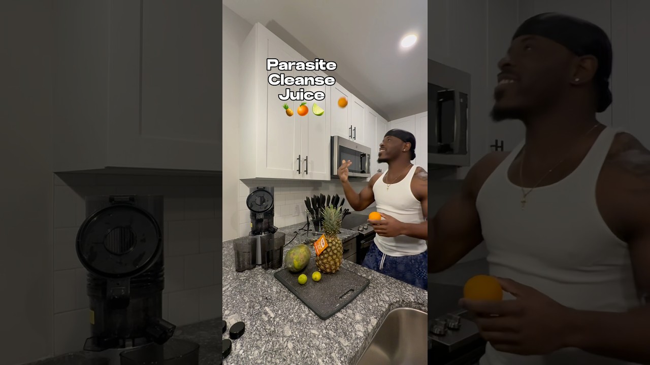 Parasite Cleanse Juice 🍍🍊🍋‍🟩