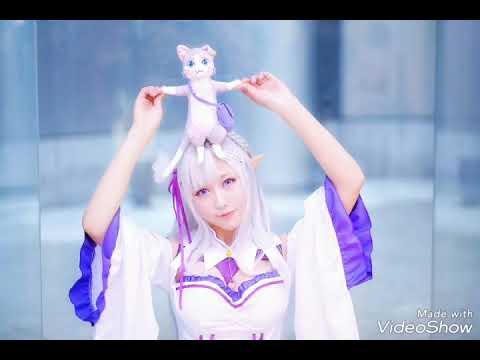 リゼロ エミリア コスプレしてみた Youtube