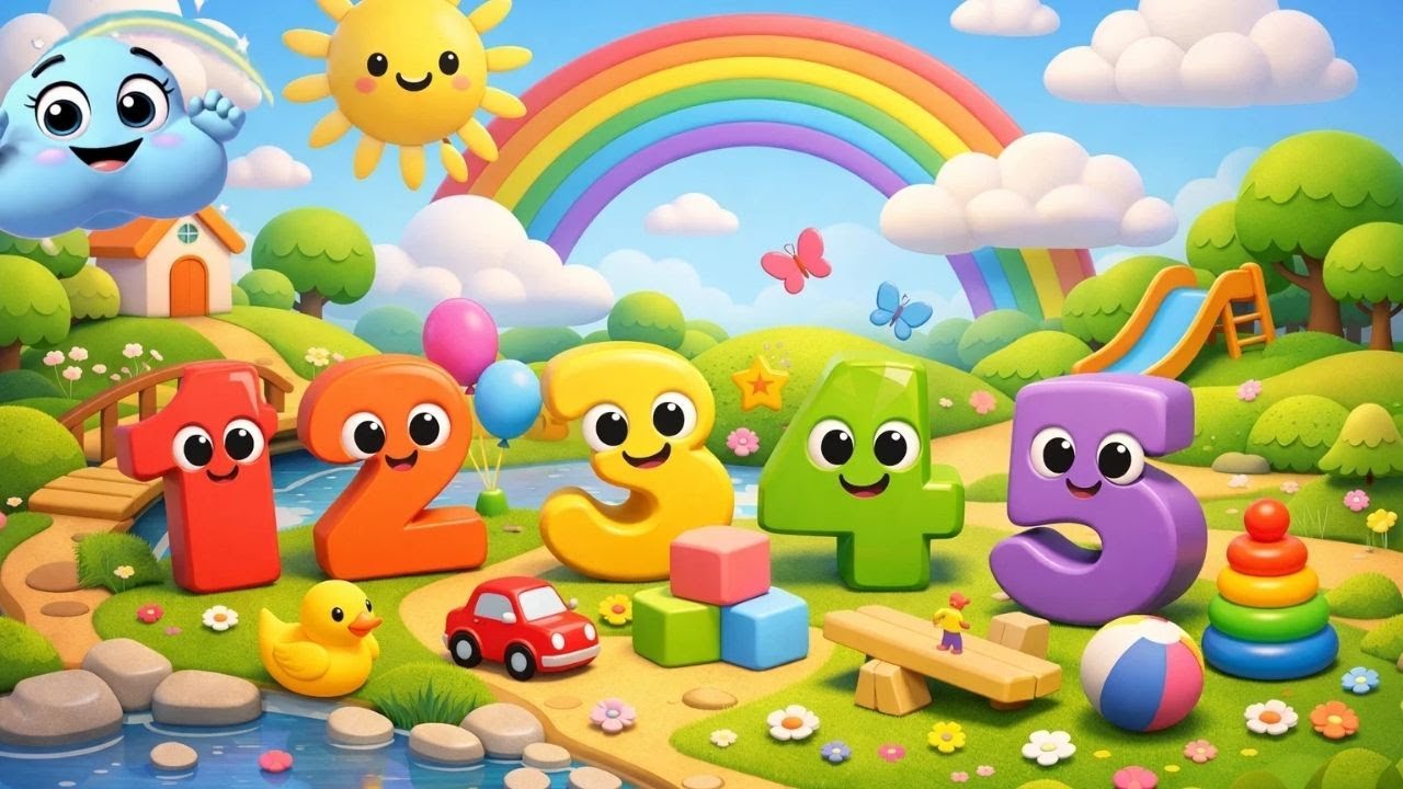 Numbers Song 1–10 | Learn to Count with Cloudy ☁️ | Sing & Learn Kids™