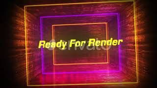 161   Grunge Neon Intro, Video Templates
