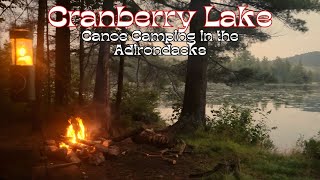 Canoe Camping in The Adirondacks. Lightning, Wind,and Rain  #camping  #canoecamping