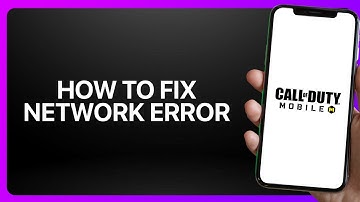 How To Fix Network Error In Call Of Duty Mobile 2025! Tutorial