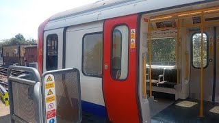 Trainspotting in Ruislip Metropolitan line S8 Stock 21001/21002 Uxbridge to Aldgate All Stations
