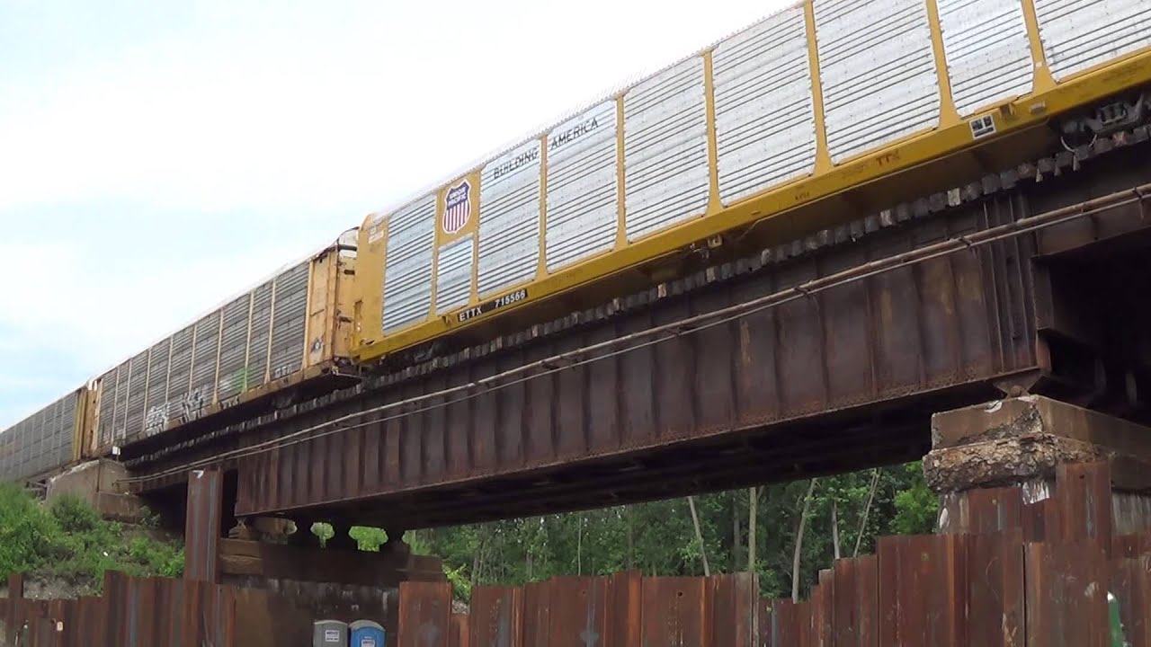 CP AC4400 on the Bridge in Burns Harbor