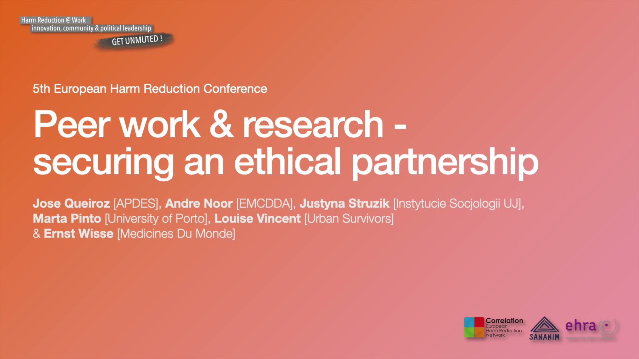 5th EHRC | APDES & EuroNPUD | Peer Work & Research. An Ethical Partnership [Russian Language]
