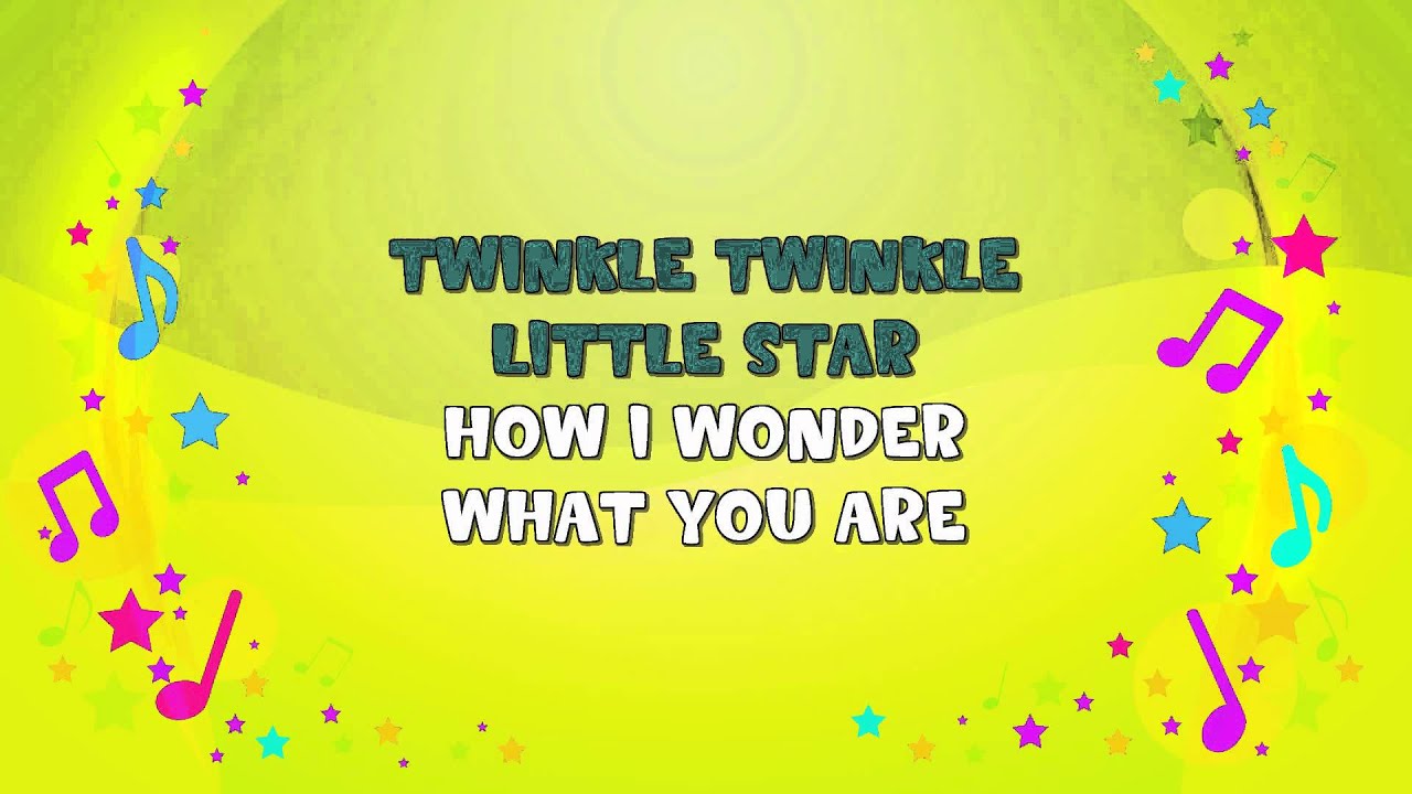 Twinkle Twinkle Little Star Karaoke - YouTube