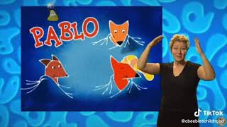 Cbeebies Pablo The Little Red Fox Theme Song On Tiktok