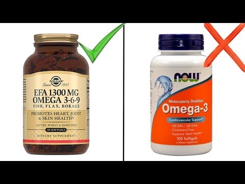 Video: Solgar Omega 3-6-9 Fedtsyrekompleks, 1300 Mg - Brugsanvisning