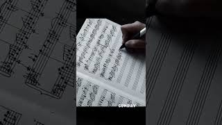 The art of score notes 🎶 #pianoscore #notes #pianomusic #sheetmusic #handwriting #handwritten #piano