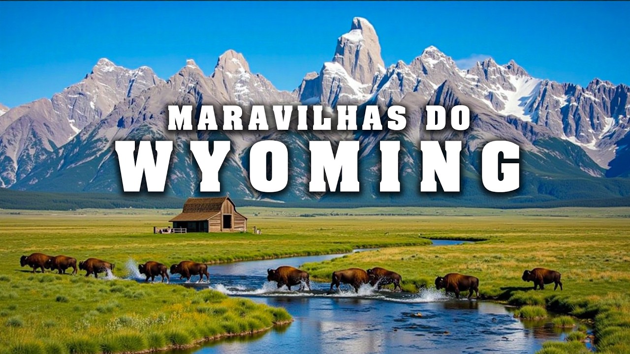 Maravilhas da Wyoming | Por que Wyoming é o lugar mais selvagem dos Estados Unidos | Viagem 4K