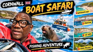 ROUGH SEA & A WILD SEA LION! 😱🎣 | Cornwall Fishing Adventure