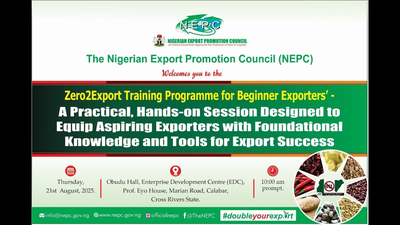 Nigerian Export Promotion Council Cross River State