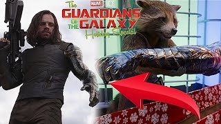ROCKET RACCOON GETS BUCKY’S ARM FINALLY!!!! l Guardians of the Galaxy: Holiday Special FULL SCENE