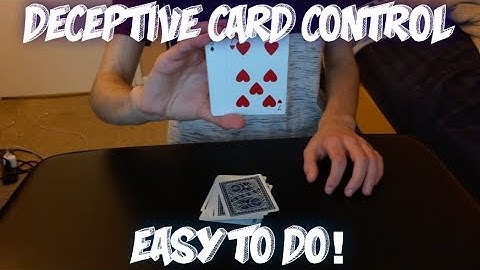 Simple And Deceptive Card Control Performance And Tutorial! *Bonus Trick Included*