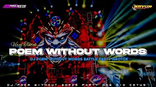 DJ POEM WITHOUT WORDS MID CETTUS FULL MELODY VIRAL TIKTOK