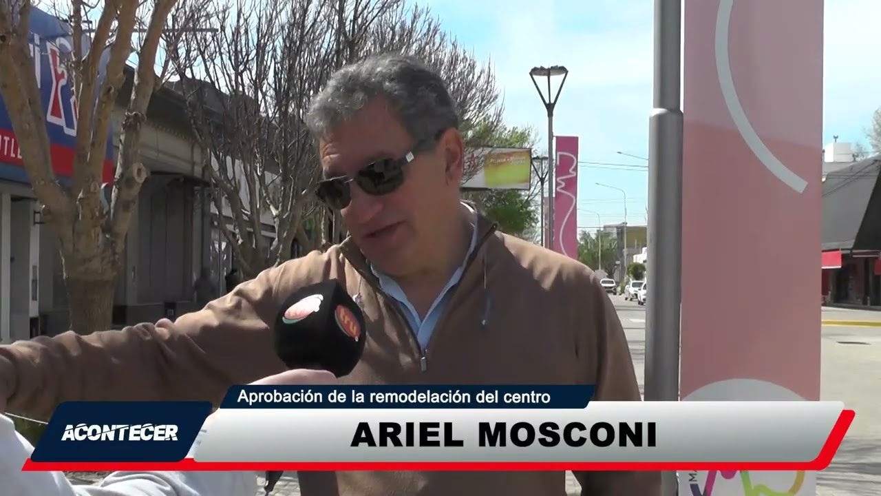 Marcos Juárez: Avances en la obra del centro de la ciudad. Más detalles