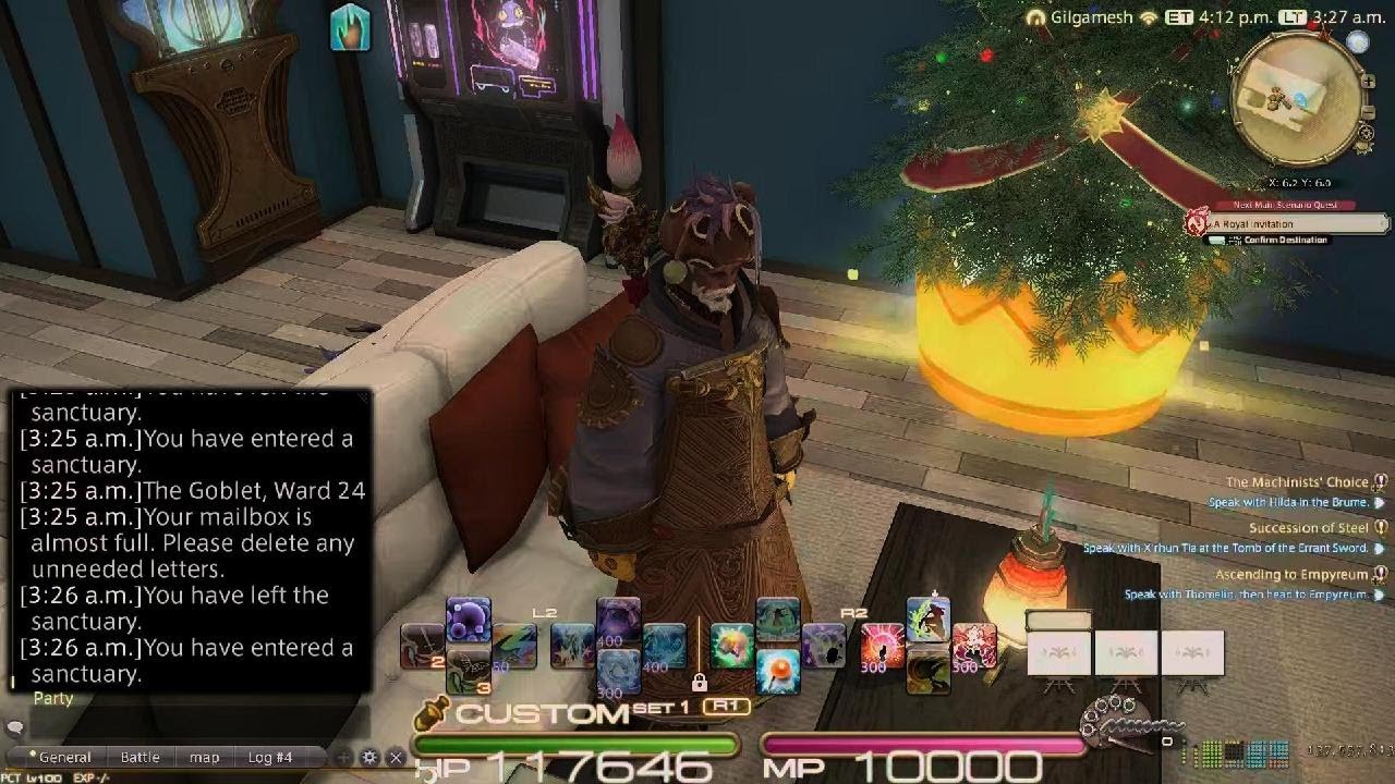 FFxiv Xmas 2024 Housing tour