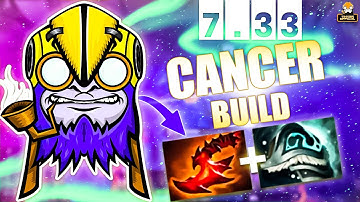 MOST CANCER BUILD OF TINKER 25 KILLS | PATCH 7.33D | Dagger + Shiva UNLIMITED SPAM | Tinker Official