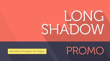 Clean Long Shadow Promo - After Effects Template