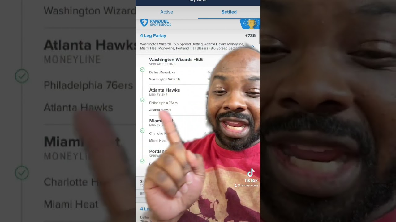 How I Made $392 From $46 On My Parlay And Sports Bets Tonight With FanDuel