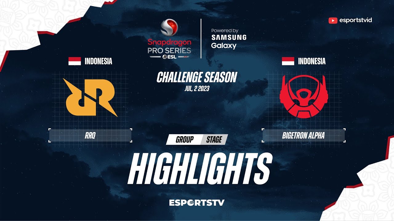 RRQ vs Bigetron Alpha HIGHLIGHTS Snapdragon Pro Series S3 | BTR vs RRQ