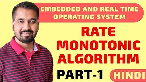 Rate Monotonic Algorithm (RMA) Part-1 Explained With Example in Hindi l ERTOS Course
