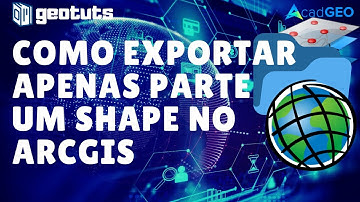 Como exportar apenas parte de um shape criando um novo shape no ArcMap | Arcgis 10