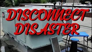 Full RTU electrical disconnect replacement ￼-HVAC
