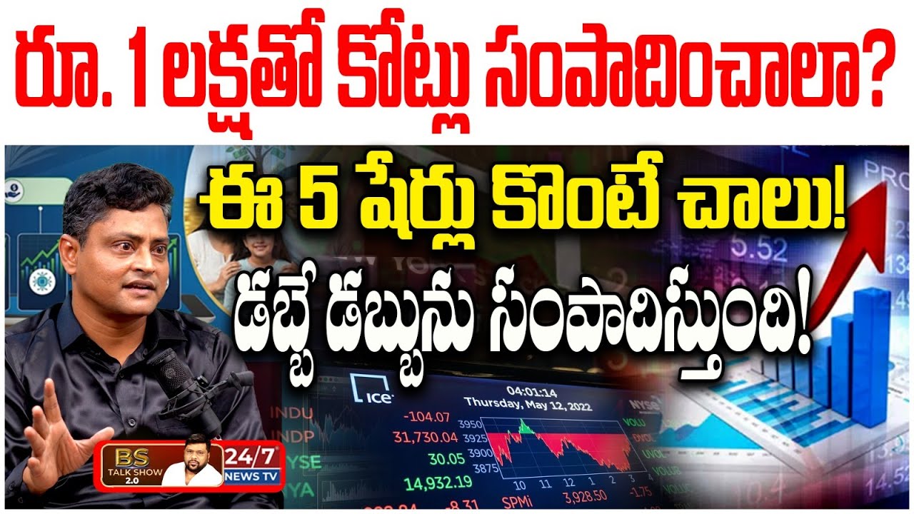 లక్ష ఉంటే చాలు.. కోట్లు సంపాదించవచ్చు! | Best Stock Market Strategy | Ganesh Kumar | BS Talk Show
