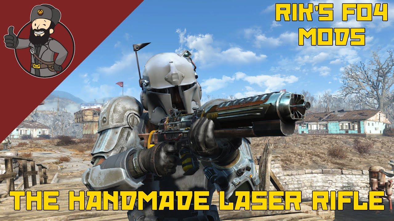 Fallout 4 Handmade Rifle Mod Rik's Fallout 4 Mods - The Handmade Laser Rifle by OscarN1N7 - YouTube