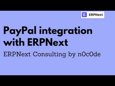 PayPal and ERPAG integration - ERPAG