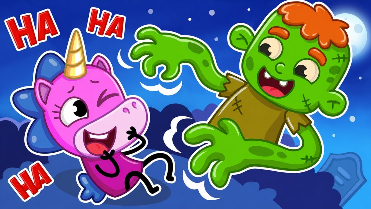 Zombie, Don't Tickle Me! 🧟 | Funny Games at the Zombie Party