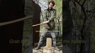 How to Chop Wood  🪓⁠ #pizza  #pizzalover #woodfiredpizza @stadlermade