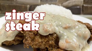 Zinger chicken steak | ala kfc pang ...