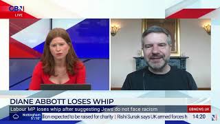 Dr Alan Mendoza on GB News Discussing Diane Abbott having the Whip Withdrawn