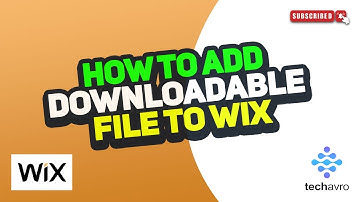 How to Add a Downloadable File to Wix 2025