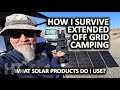 My full rv solar power system  products i use off grid camping