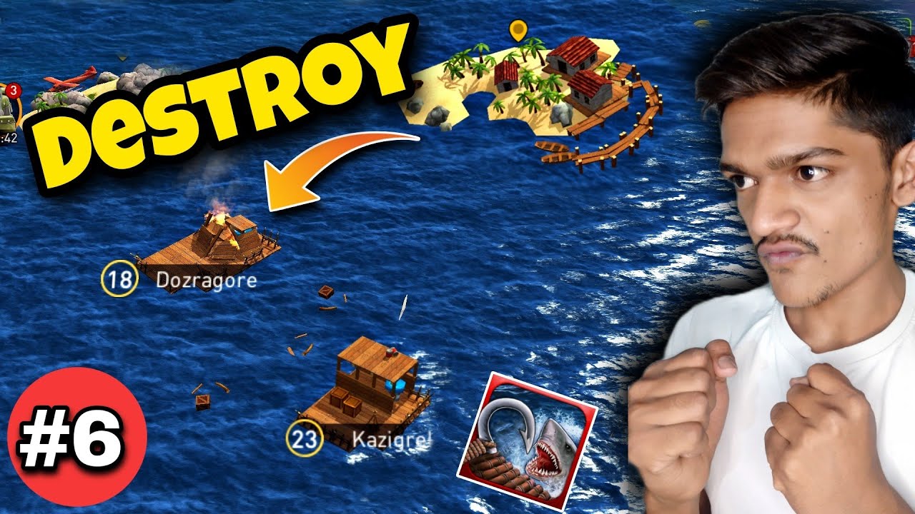 I Destroyed Enemy raft But Most Dangerous Raft Ka Khajana🤑 in raft