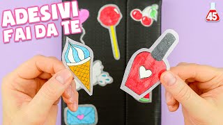 Come fare gli Stickers fai da te | DIY Adesivi tutorial screenshot 5