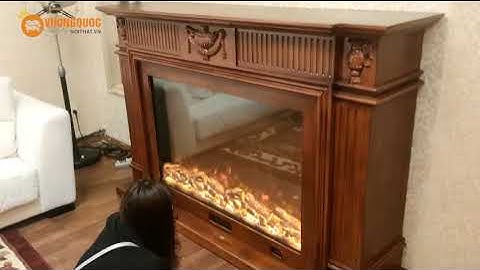 Hoàn thiện lò sưởi sang trọng cao cấp tại nhà chị Hằng - Nguyễn Trường Tộ