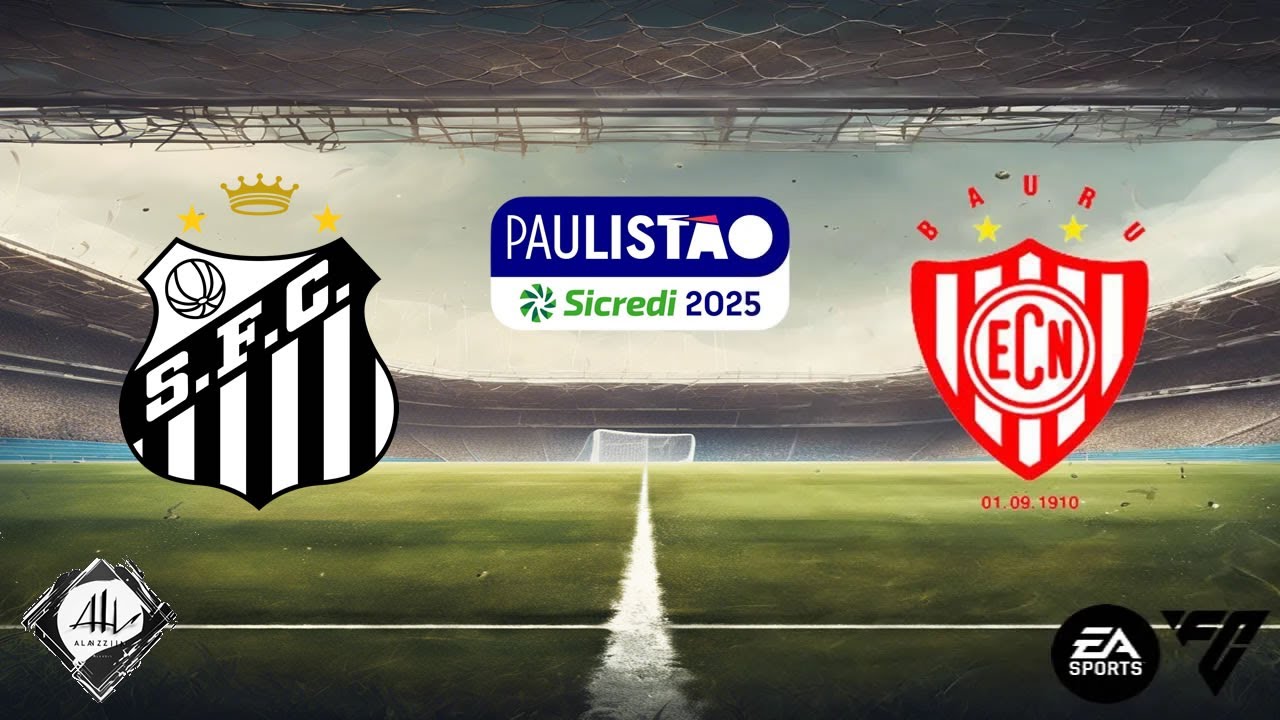 Santos x Noroeste - 11 rodada Campeonato Paulista 2025 - FC 25 - YouTube