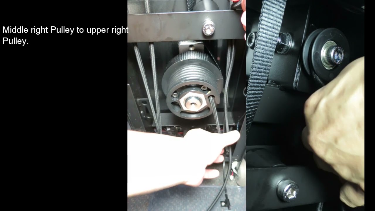 FDF FluidRower VERT Tank    E350 E316 Replacing the Bungee Shock cord